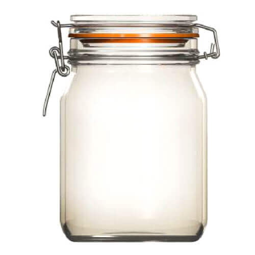 UNIGLASS (22506) ECON ΒΑΖΟ ΓΥΑΛΙΝΟ ΜΕ ΚΑΠΑΚΙ 1000ml