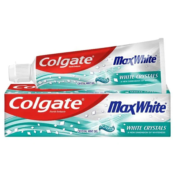 COLGATE MAX WHITE 100ml - (WHITΕ CRYSTALS) (ΟΔΟΝΤΟΚΡΕΜΑ)