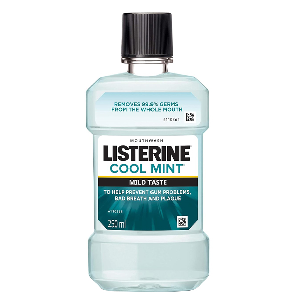 LISTERINE ΣΤΟΜΑΤΙΚΟ ΔΙΑΛΥΜΑ 250ml - (COOL MINT MILD TASTE)