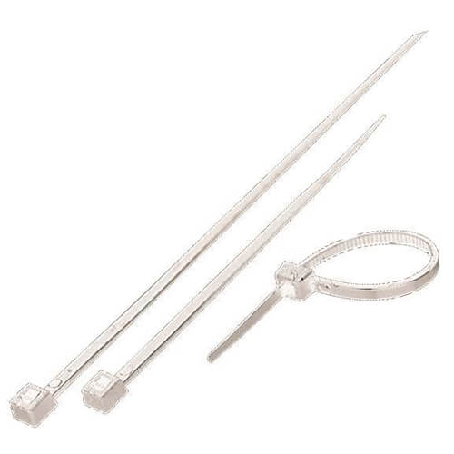 EUROLAMP ΔΕΜΑΤΙΚΑ TIRE UPS ΛΕΥΚΑ 200x2,5 - (100τεμ) (147-54005)