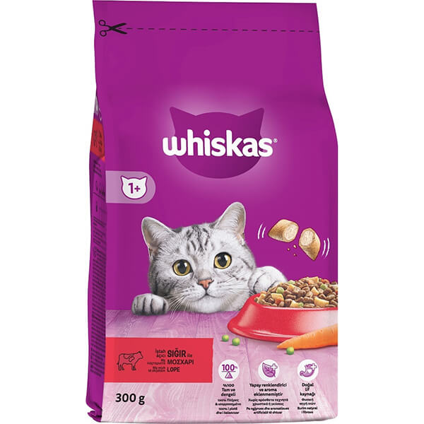 WHISKAS ΓΑΤΟΤΡΟΦΗ ΓΕΜΙΣΤΕΣ ΚΡΟΚΕΤΕΣ 300gr. - (ΚΟΤΟΠΟΥΛΟ)