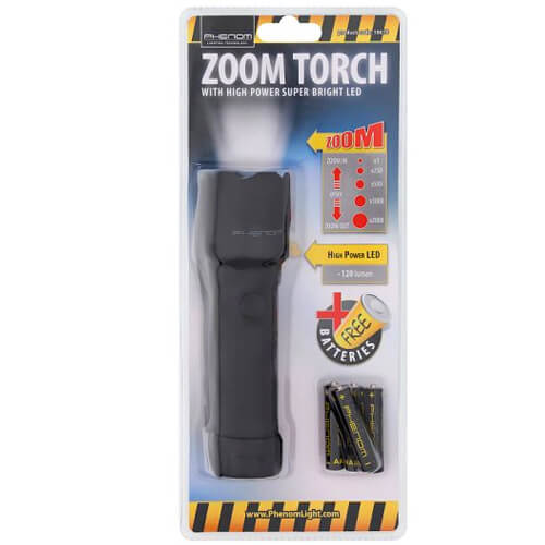 PHENOM ΦΑΚΟΣ LED 120 lumens - (+3 ΜΠΑΤΑΡΙΕΣ ΑΑΑ)