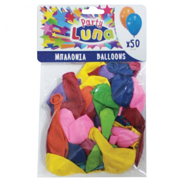 ΜΠΑΛΟΝΙΑ ΔΙΑΦΟΡΑ ΧΡΩΜΑΤΑ - (50ΤΕΜ.) (88901)
