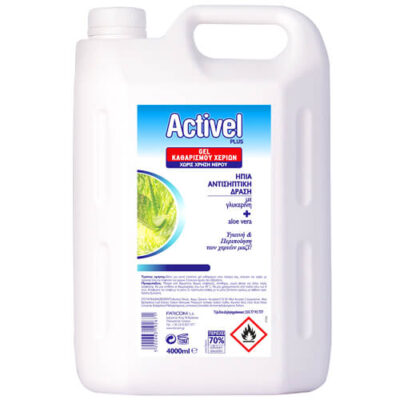 FARCOM ACTIVEL GEL ΚΑΘΑΡΙΣΜΟΥ ΧΕΡΙΩΝ 4lt
