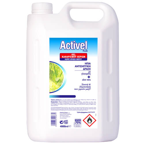 FARCOM ACTIVEL GEL ΚΑΘΑΡΙΣΜΟΥ ΧΕΡΙΩΝ 4lt