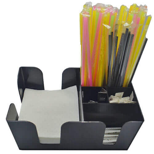 COLORATO ΘΗΚΗ ΟΡΓΑΝΩΣΗΣ ΜΠΑΡ ΠΛΑΣΤΙΚΗ 6 ΘΕΣΕΩΝ - (ΜΑΥΡΗ) (CLPCS-1A)