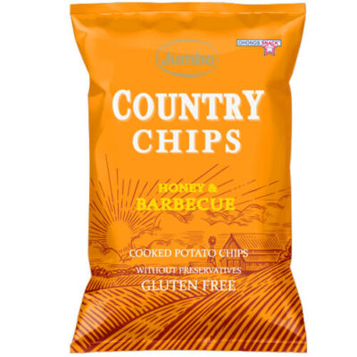 JUMBO COUNTRY CHIPS 150gr. - (ΜΕΛΙ ΚΑΙ BBQ) (84340)