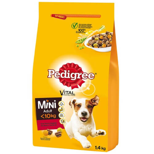 PEDIGREE ΣΚΥΛΟΤΡΟΦΗ 1,4kg ADULT MINI - (ΜΟΣΧΑΡΙ ΚΑΙ ΛΑΧΑΝΙΚΑ)