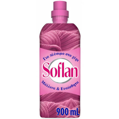 SOFLAN ΥΓΡΟ ΠΛΥΣΙΜΑΤΟΣ ΡΟΥΧΩΝ ΣΤΟ ΧΕΡΙ 900ml