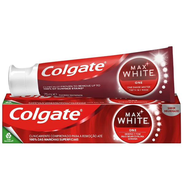 COLGATE MAX WHITE  75ml - (ONE) (ΟΔΟΝΤΟΚΡΕΜΑ)