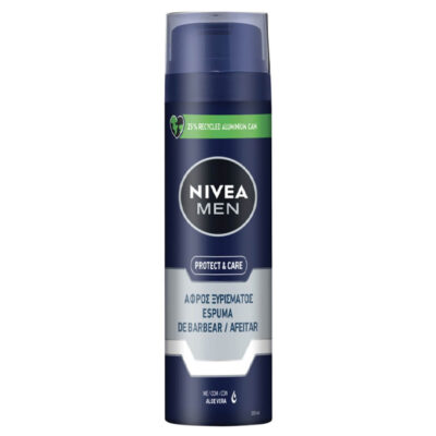 NIVEA ΑΦΡΟΣ ΞΥΡΙΣΜΑΤΟΣ 200ml - (PROTECT ΚΑΙ CARE)
