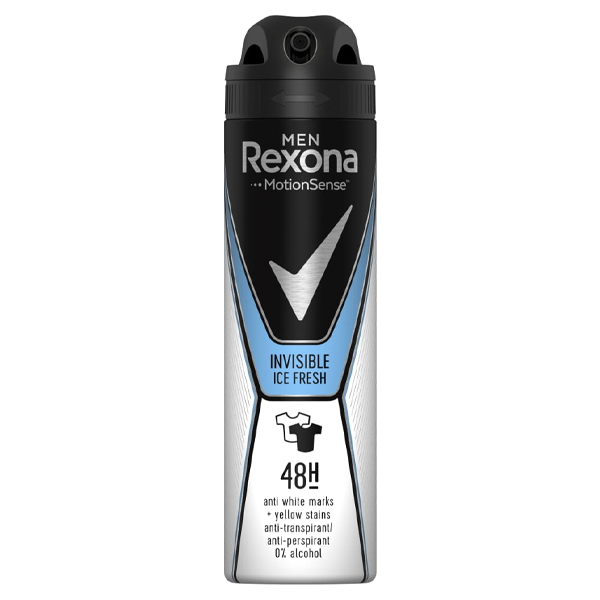 REXONA SPRAY 150ml - (INVISIBLE ICE FRESH)