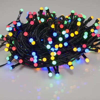 ΧΡΙΣΤΟΥΓΕΝΝΙΑΤΙΚΟ ΦΩΤ. 240L MILKY ΜΕ ΠΡΟΓ. ΜΑΥΡΟ ΚΑΛ. -ΠΟΛΥΧ.  ΛΑΜ.31V