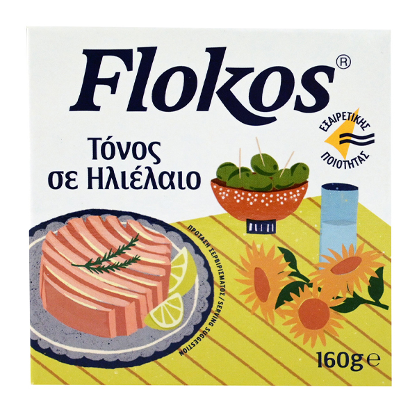 FLOKOS ΤΟΝΟΣ 160gr. - (ΣΕ ΗΛΙΕΛΑΙO)