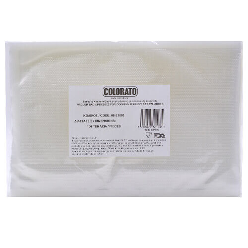COLORATO ΣΑΚΟΥΛΕΣ VACUUM ΖΑΓΡΕ 30x40cm - (100τεμ.)