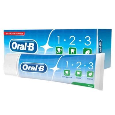 ORAL-B 1-2-3 FRESH PROTECT 100ml - (COOL MINT) (ΟΔΟΝΤΟΚΡΕΜΑ)