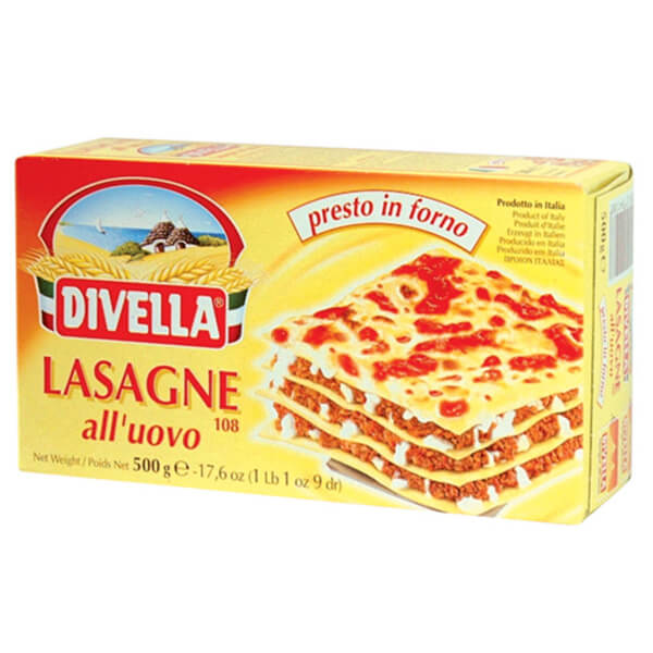 DIVELLA 500gr - No 108 (LASAGNE)
