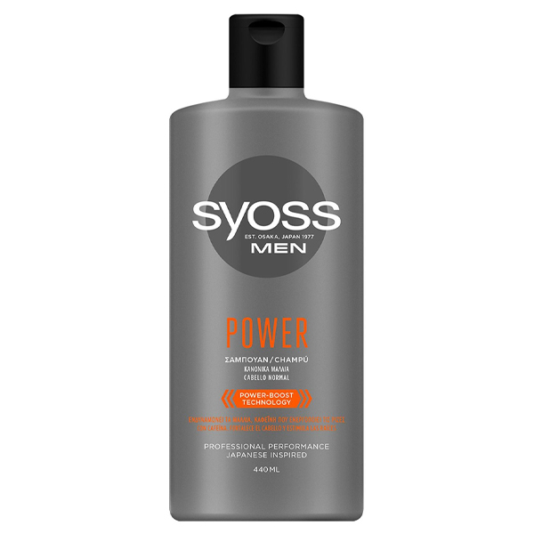SYOSS SHAMPOO 440ml - (MEN POWER)