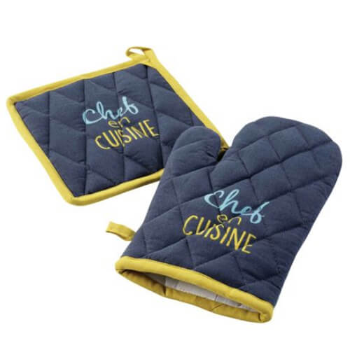 ΣΕΤ ΓΑΝΤΙ ΚΑΙ ΠΙΑΣΤΡΑ - (CHEF EN CUISINE)