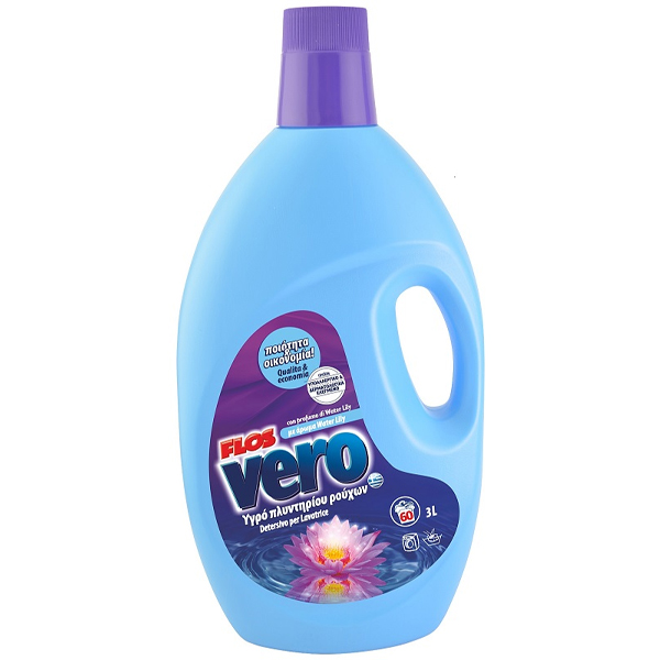 VERO ΥΓΡΟ ΠΛΥΝΤΗΡΙΟΥ ΡΟΥΧΩΝ 3lit  - (WATER LILY)