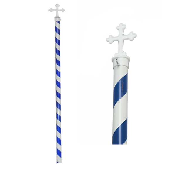 ΚΟΝΤΑΡΙ ΠΛΑΣΤΙΚΟ ΡΙΓΕ ΜΕ ΣΤΑΥΡΟ ΓΙΑ ΣΗΜΑΙΑ (+ΓΑΝΤΖΑΚΙ)