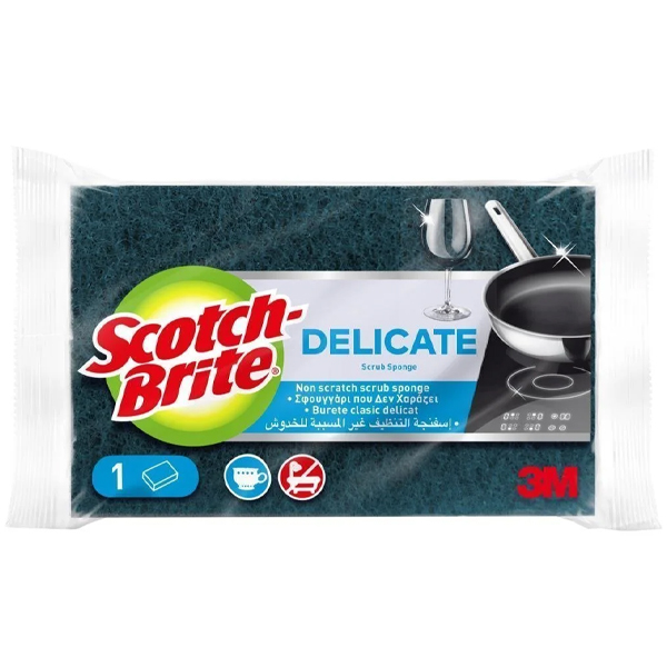 SCOTCH BRITE ΣΦΟΥΓΓΑΡΙ - (DELICATE) - (ΔΕΝ ΧΑΡΑΖΕΙ)
