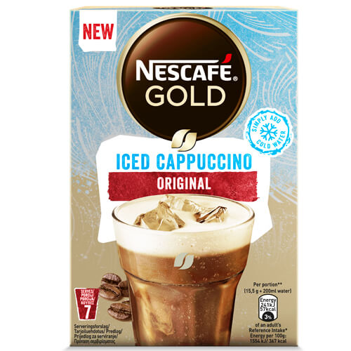 NESCAFE GOLD ICED CAPPUCCINO ΦΑΚΕΛΑΚΙ 108.5gr. - (7x15.5gr.)