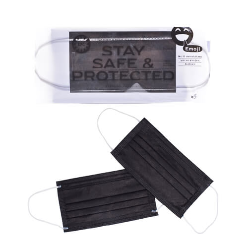 ΜΑΣΚΑ ΜΙΑΣ ΧΡΗΣΗΣ 3PLY (5τεμ.) - (ΔΙΑΦΟΡΑ ΧΡΩΜΑΤΑ)