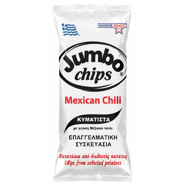 JUMBO CHIPS ΚΥΜΑΤΙΣΤΑ MEXICAN CHILI 280gr. - (84507-1)