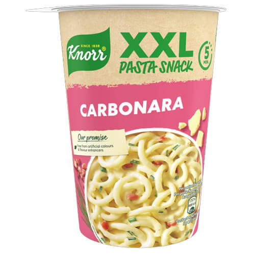 KNORR SNACK POT XXL 92gr. - (CARBONARA)