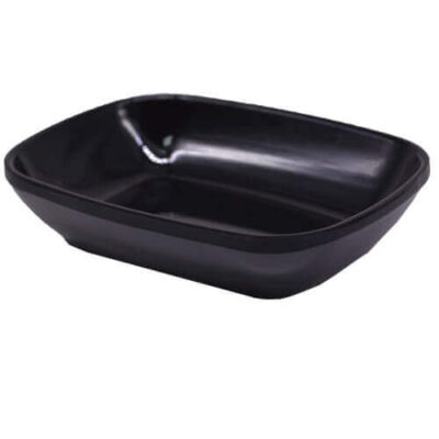 ΜΠΩΛ ΠΙΑΤΕΛΑΚΙ ΒΑΘΥ 14x10.5x3.4cm - (ΜΑΥΡΟ)