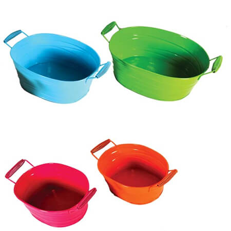 ΚΑΣΠΩ ΜΕΤΑΛΛΙΚΟ ΟΒΑΛ - (29x22x10cm)