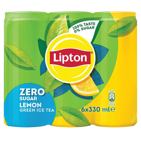 LIPTON ICE TEA Χ.Ζ. (6x330ml) - (ΠΡΑΣΙΝΟ ΤΣΑΙ ΜΕ ΛΕΜΟΝΙ)