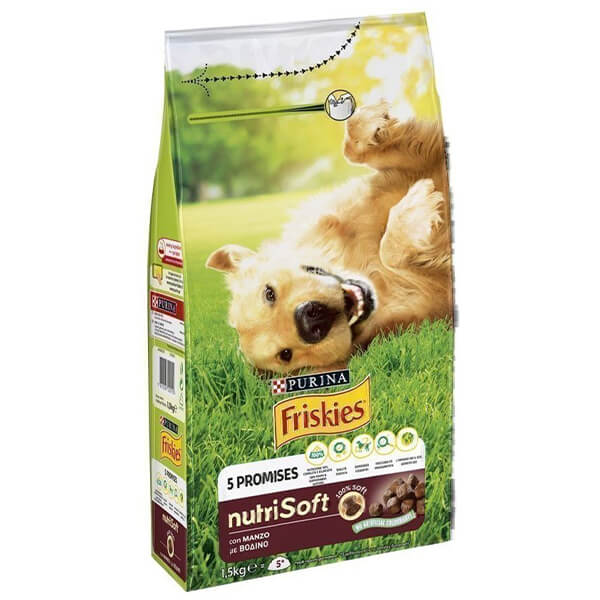 FRISKIES ΣΚΥΛΟΤΡΟΦΗ ΚΡΟΚΕΤΑ 1,5kg - (NUTRISOFT) (ΒΟΔΙΝΟ)