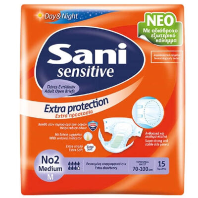 SANI ΠΑΝΕΣ ΑΚΡΑΤΕΙΑΣ No2 (15τεμ.) - (MEDIUM)