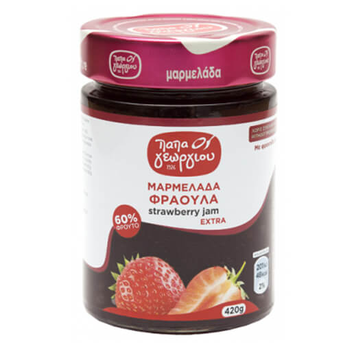 ΠΑΠΑΓΕΩΡΓΙΟΥ ΜΑΡΜΕΛΑΔΑ 420gr. - (ΦΡΑΟΥΛΑ)