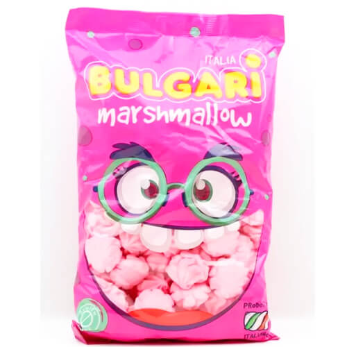 BULGARI ΜΠΕΖΕΣ MARSHMALLOWS 900gr. - (ΡΟΖ) (ΦΡΑΟΥΛΑ)