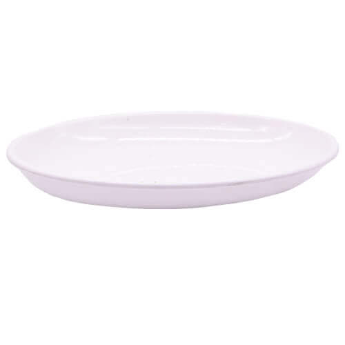 ΠΙΑΤΕΛΑ ΟΒΑΛ - (ΛΕΥΚΗ)