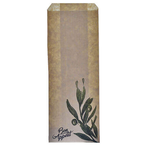 ΘΗΚΗ ΓΙΑ ΜΑΧΑΙΡΟΠΙΡΟΥΝΑ ΚΡΑΦΤ ΚΑΦΕ (9x28cm) - (1000τεμ.) -(ΕΛΙΑ) (BON APPETIT)