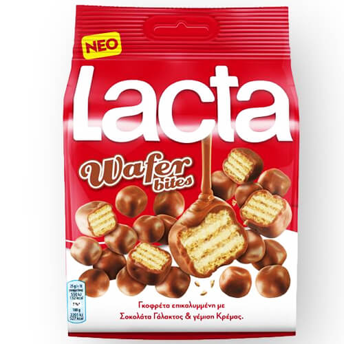 LACTA ΓΚΟΦΡΕΤΑΚΙΑ BITES 110gr. - (ΣΑΚΟΥΛΑΚΙ)