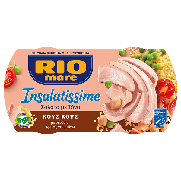 RIO MARE ΤΟΝΟΣ ΠΟΛΥΣΑΛΑΤΑ (2x160gr) - (ΚΟΥΣ ΚΟΥΣ)