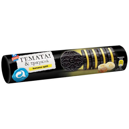 ΑΛΛΑΤΙΝΗ ΓΕΜΙΣΤΑ ΚΑΙ ΤΡΑΓΑΝΑ 230gr. - (ΜΠΑΝΑΝΑ-ΚΑΡΑΜΕΛΑ)