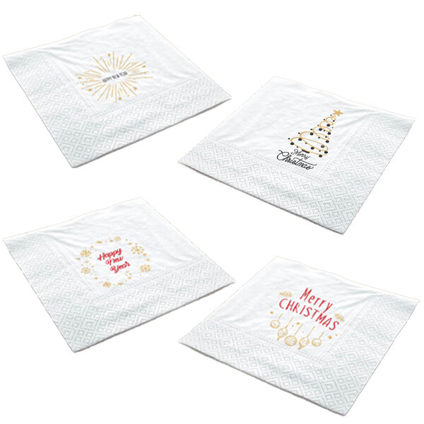 MAXI ΧΡΙΣΤΟΥΓΕΝΝΙΑΤΙΚΗ ΧΑΡΤΟΠΕΤΣΕΤΑ ΠΟΛΥΤ. 2Φ (33x33cm) - (50τεμ.)