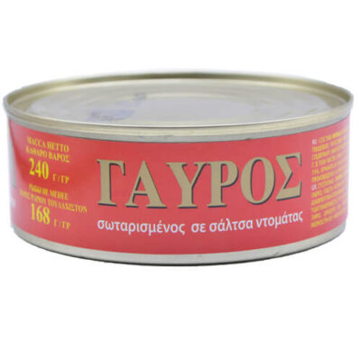 ΣΑΡΔΕΛΟΡΕΓΓΑ ΣΕ ΣΑΛΤΣΑ ΝΤΟΜΑΤΑΣ - (240gr.)