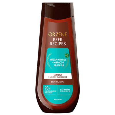ORZENE SHAMPOO 400ml - (ΦΘΑΡΜΕΝΑ ΜΑΛΛΙΑ)
