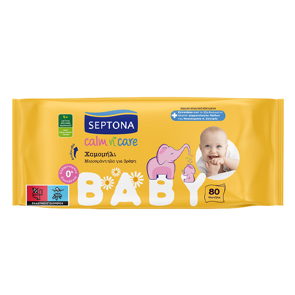 SEPTONA ΜΩΡΟΜΑΝΤΗΛΑ CALM N' CARE (80τεμ.) - (ΧΑΜΟΜΗΛΙ)
