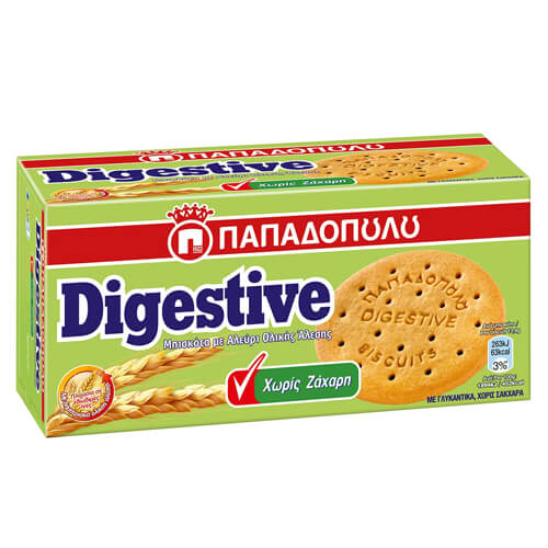 ΠΑΠΑΔΟΠΟΥΛΟΥ DIGESTIVE 250gr. - (ΟΛΙΚΗΣ) (ΧΩΡΙΣ ΖΑΧΑΡΗ)