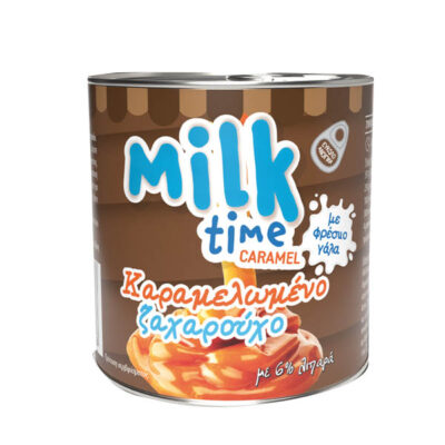 MILK TIME ΚΑΡΑΜΕΛΩΜΕΝΟ ΖΑΧΑΡΟΥΧΟ ΓΑΛΑ 6% 397gr.