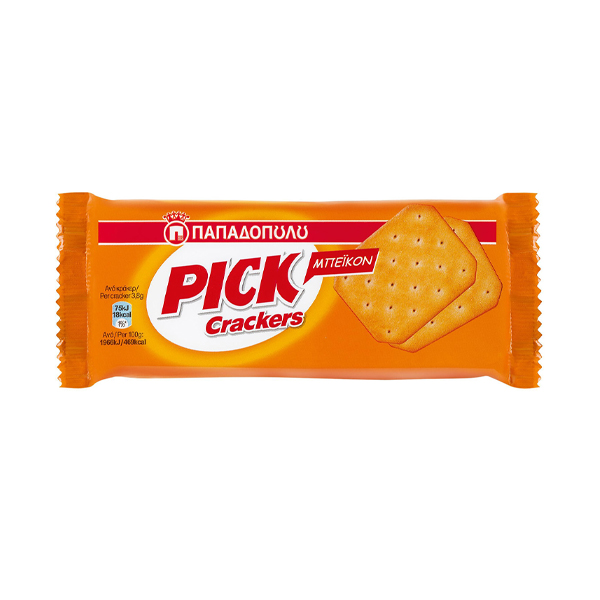 ΠΑΠΑΔΟΠΟΥΛΟΥ PICK CRACKERS 100gr. - (BACON)