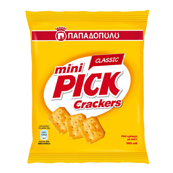 ΠΑΠΑΔΟΠΟΥΛΟΥ MINI PICK CRACKERS 70gr. - (CLASSIC)